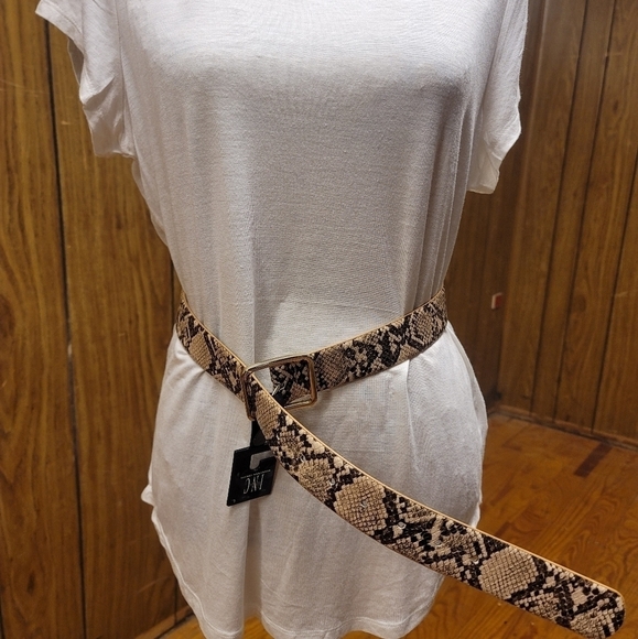 INC International Concepts Accessories - Faux snake skin belt